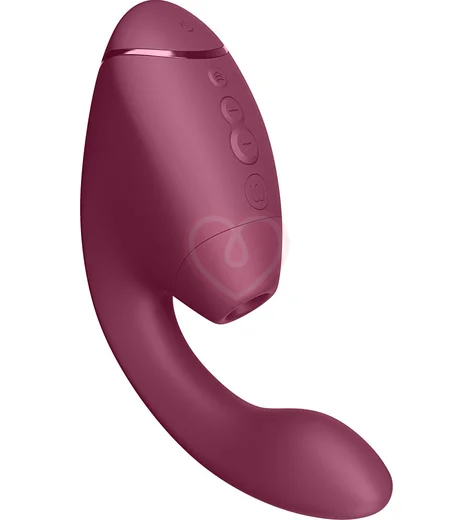 Вибратор с вакуумно-волновой стимуляцией клитора Womanizer Next Duo розовый фото 9