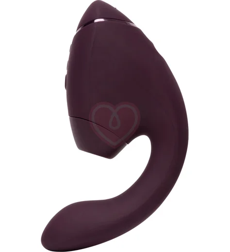 Вибратор с вакуумно-волновой стимуляцией клитора Womanizer Next Duo фиолетовый фото 2