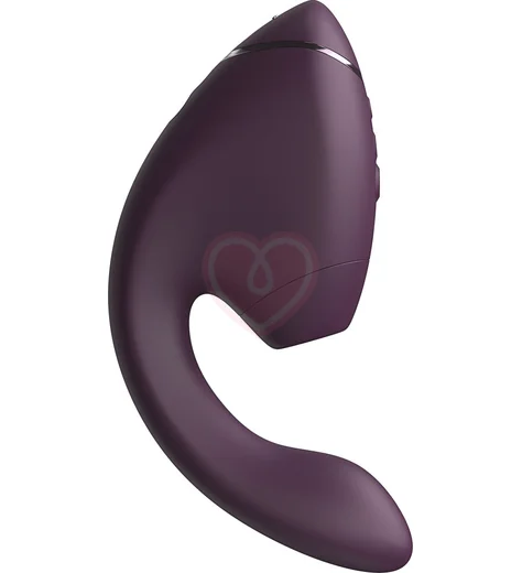Вибратор с вакуумно-волновой стимуляцией клитора Womanizer Next Duo фиолетовый фото 8