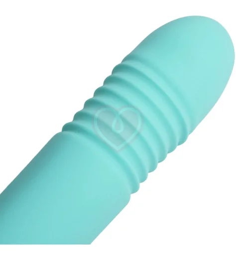 Вибратор 2в1 Youvic бирюзовый фото 3