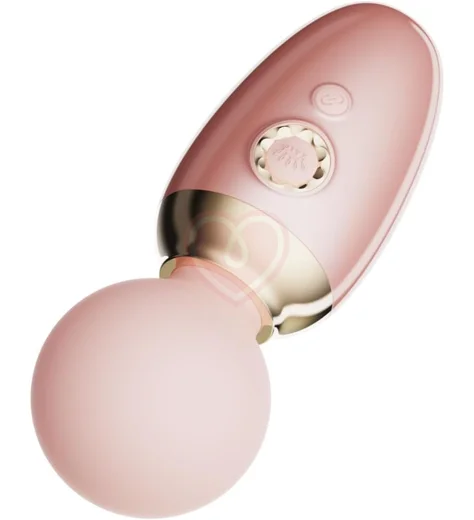 Минимассажёр с функцией нагрева Zalo Ava розовый фото 6