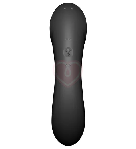Рельефный вакуумный вибростимулятор Satisfyer Curvy Trinity 4 чёрный фото 3