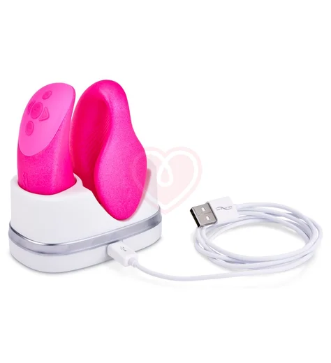 Парный вибратор с сенсорным пультом управления We-Vibe Chorus розовый фото 3