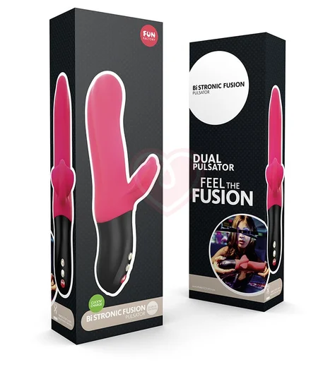 Пульсатор с вибрацией Fun Factory Bi Stronic FUSION красный фото 2