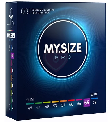 Большие презервативы MY.SIZE №69 3 шт фото 1