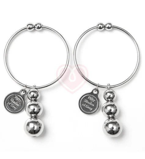 Кольца-украшения для сосков '50 оттенков серого' Pleasure and Pain фото 1