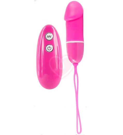 Минивибратор с дистанционным управлением Sweet Smile Bullet розовый фото 1