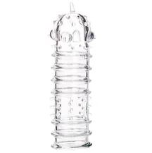 Стимулирующая насадка на пенис с усиками ToyFa A-Toys 15 см