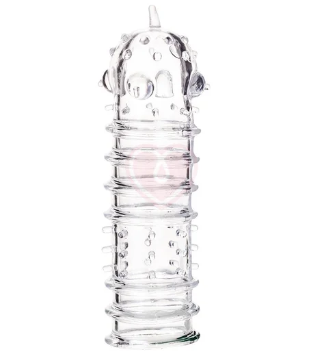 Стимулирующая насадка на пенис с усиками ToyFa A-Toys 15 см фото 1