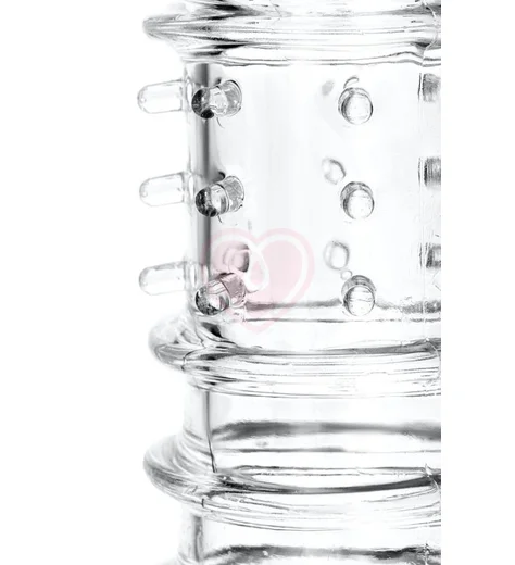 Стимулирующая насадка на пенис с усиками ToyFa A-Toys 15 см фото 4