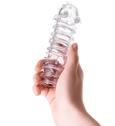 Стимулирующая насадка на пенис с усиками ToyFa A-Toys 15 см фото 5