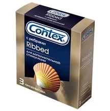 Ребристые презервативы Contex Ribbed 3 шт