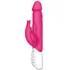 Вибратор с клиторальной стимуляцией и пульсацией Realistic Rabbit розовый фото 1