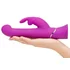 Вибратор с ротацией и стимулятором клитора Happy Rabbit Beaded фиолетовый фото 3