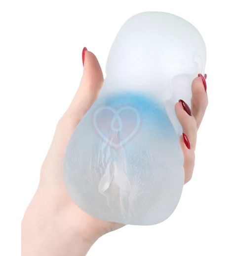 Прозрачный реалистичный мастурбатор ToyFa Juicy Pussy Subtle Crystal фото 4