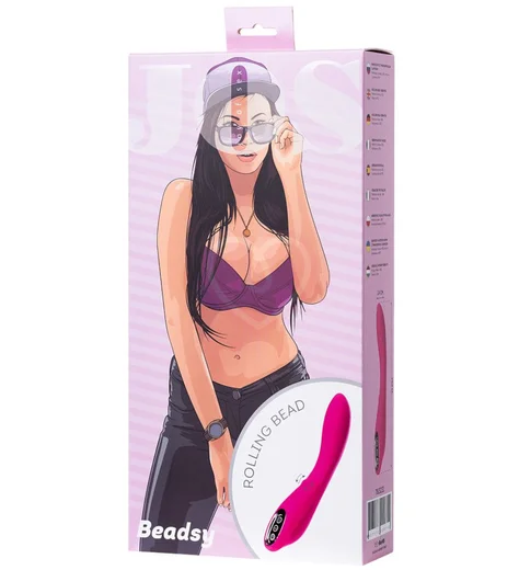 Вибратор для G со стимулирующим шариком Jos Beadsy розовый фото 6