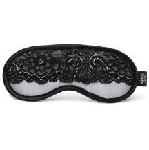 Атласная маска с кружевом '50 оттенков серого' Play Nice