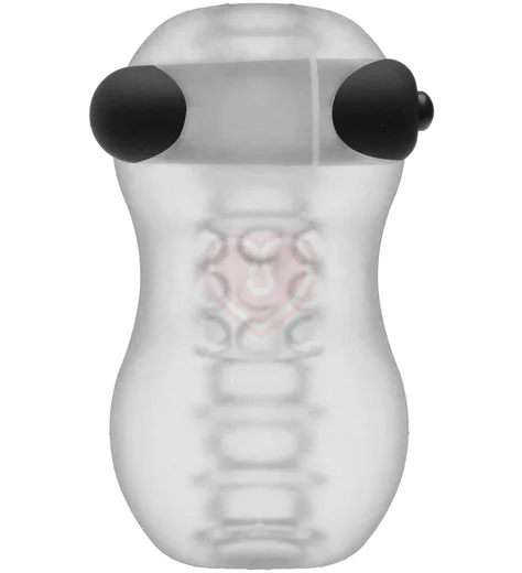 Мини-мастурбатор с вибропулей Vibrating Helping Head Pro фото 1