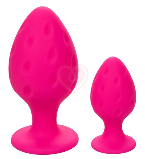Набор из двух анальных пробок Cheeky розовый фото 1