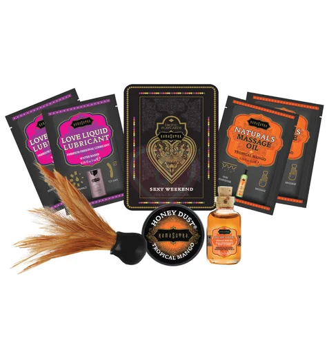 Набор эротической косметики KamaSutra The Weekender Tin Can Tropical Mango Манго фото 1