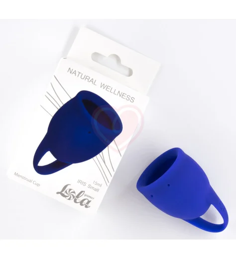 Менструальная чаша Lola Natural Wellness Iris 15 мл синяя фото 4
