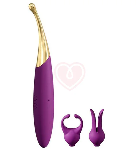 Точечный вибратор Svakom Beatrice с двумя насадками фото 1