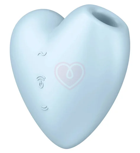 Вакуумный вибростимулятор Satisfyer Cutie Heart голубой фото 1