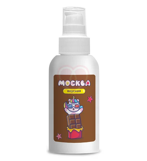 Съедобный лубрикант Москва Вкусная с ароматом шоколада 100 мл фото 1