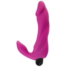 Вибратор для стимуляции зоны G и клитора Bifun Pro ярко-розовый