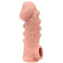 Насадка с бугорками и отверстием для мошонки Kokos Cock Sleeve CS008-L