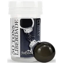 Масляный лубрикант в шариках Hot Ball 50 Tons Climax с охлаждающе-разогревающим эффектом