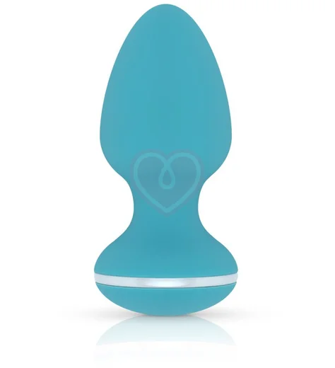 Анальная пробка с вибрацией Cala Azul Blanca Anal Plug голубая фото 1