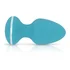 Анальная пробка с вибрацией Cala Azul Blanca Anal Plug голубая фото 3