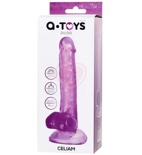 Фаллоимитатор с каркасом A-Toys by Toyfa Celiam фиолетовый фото 7