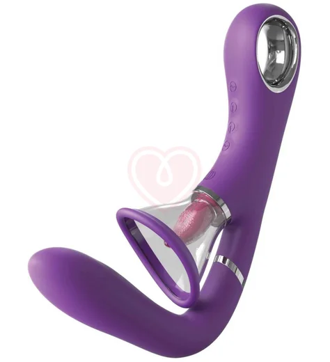 Стимулятор зоны G с помпой и язычком для клитора Ultimate Pleasure Pro фото 1