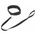 Ошейник с поводком Bondage Collections Collar And Leash One Size черный