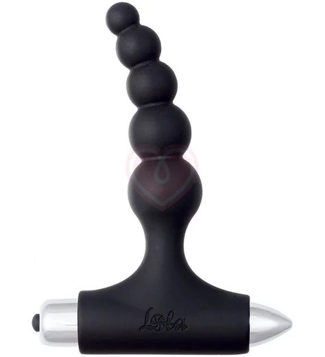 Анальный вибростимулятор с бусинами Spice it up New Edition Splendor чёрный фото 1