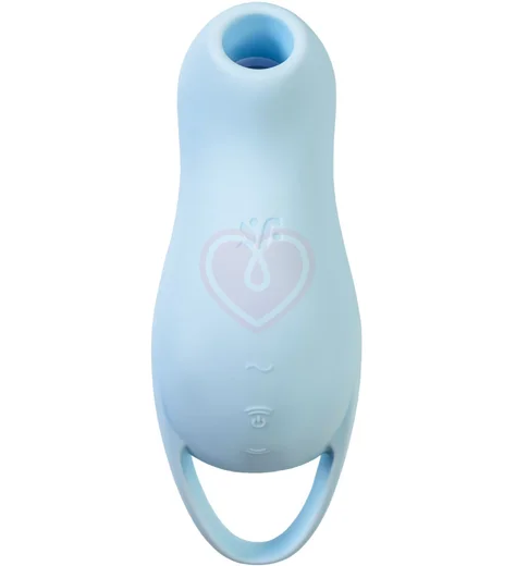 Вакуумый вибростимулятор клитора Satisfyer Pocket Pro 1 голубой фото 1
