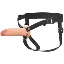 Фаллопротез Hollow Silicone Strap-On 15 см телесный