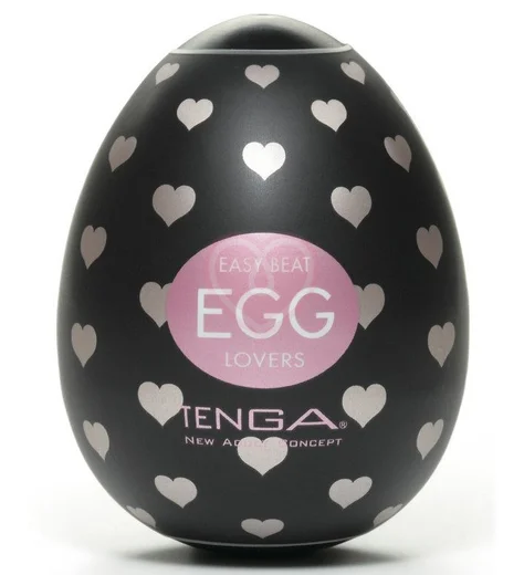 Мощный мастурбатор в форме яйца Tenga Egg Lovers black фото 1