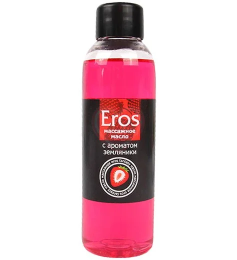 Масло массажное Eros c ароматом земляники 75 мл фото 1