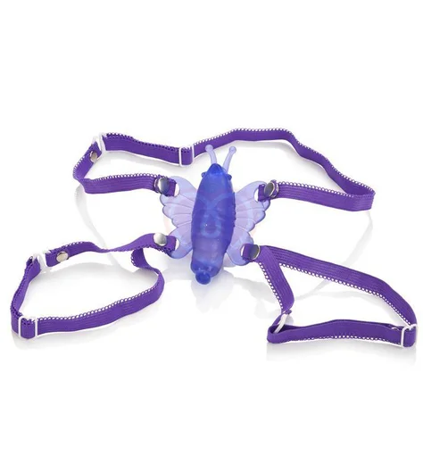 Вибратор для клитора с бабочкой Micro-Wireless Venus Butterfly фиолетовый фото 1