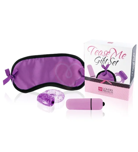 Набор для любовных игр LoversPremium Tease Me Gift Set фиолетовый фото 1