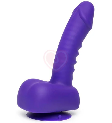 Вибратор с дистанционным управлением Uprize Realistic Dildo 21 см фиолетовый фото 1