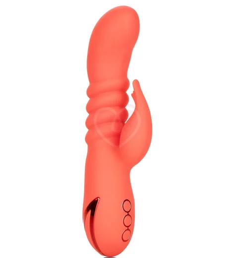 Вибратор с пульсацией Orange County Cutie оранжевый фото 1