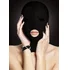 Маска закрытая с вырезом для рта Ouch! Submission Mask чёрная фото 1
