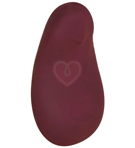 Гибкий мини-вибратор Dame Products Pom бордовый фото 1