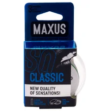 Классические презервативы Maxus Air Classic 3 шт с пластиковым кейсом