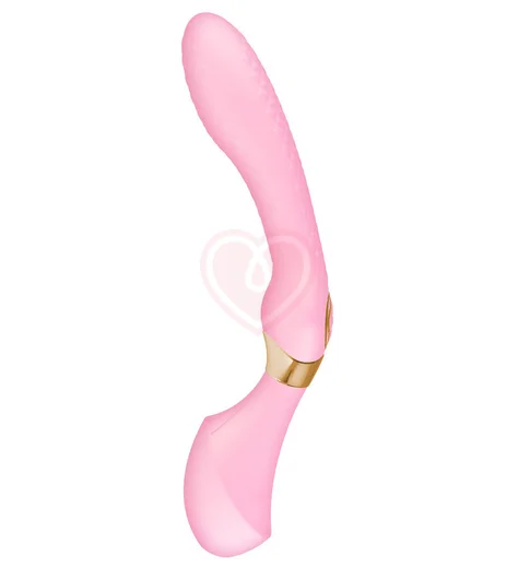 Двухсторонний вибратор Shunga ZOA нежно-розовый фото 1