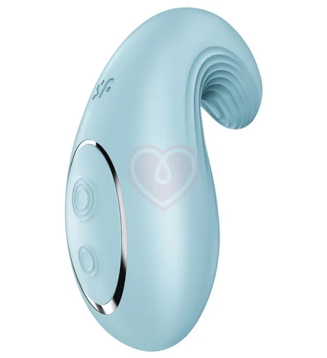 Мини-вибратор Satisfyer Dipping Delight голубой фото 1